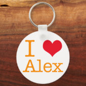 I Heart Alex Sleutelhanger (Voorkant)
