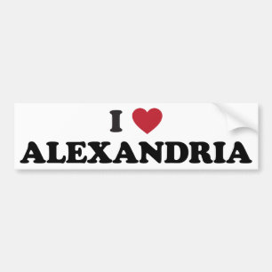 I Heart Alexandria Egypt Bumpersticker