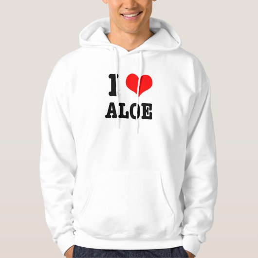 I HEART ALOE HOODIE (Voorkant)