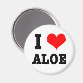 I HEART ALOE MAGNEET (Voorkant / Achterkant)
