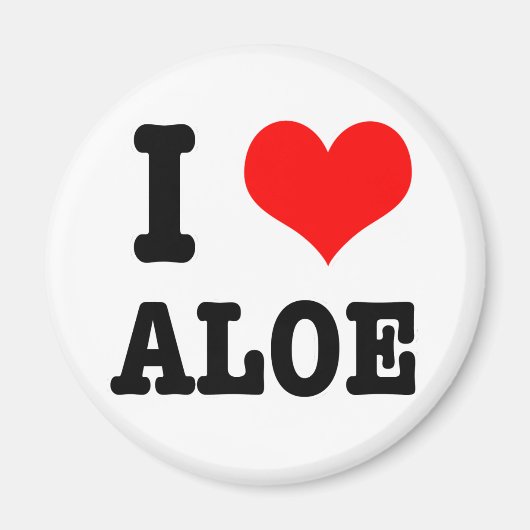 I HEART ALOE MAGNEET (Voorkant)