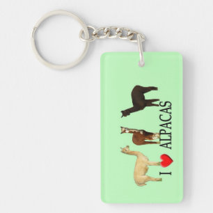I Heart Alpaca Sleutelhanger