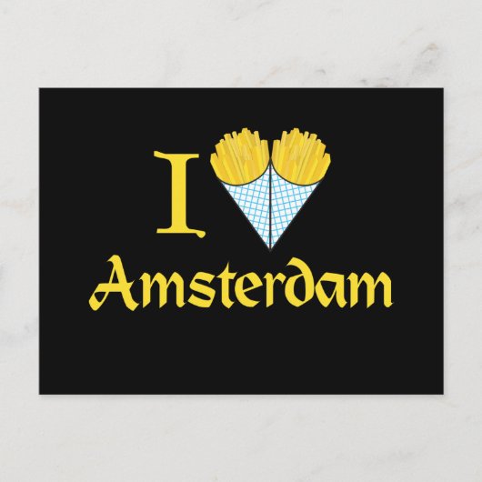 I Heart Amsterdam Briefkaart (Voorkant)