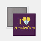 I Heart Amsterdam Magneet (Voorkant / Achterkant)