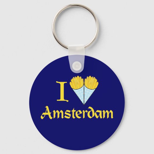 I Heart Amsterdam Sleutelhanger (Voorkant)
