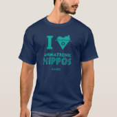 I Heart Animatronic Hippos (AAHCS) T-shirt (Voorkant)