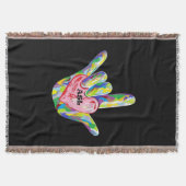 I Heart ASL Deken (Voorkant)