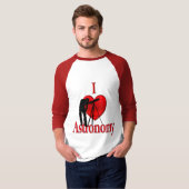 I Heart Astronomie T-shirt (Voorkant volledig)