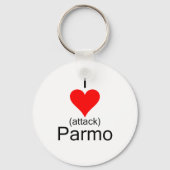 I Heart Attack Parmo Sleutelhanger (Voorkant)