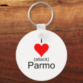 I Heart Attack Parmo Sleutelhanger (Voorkant)