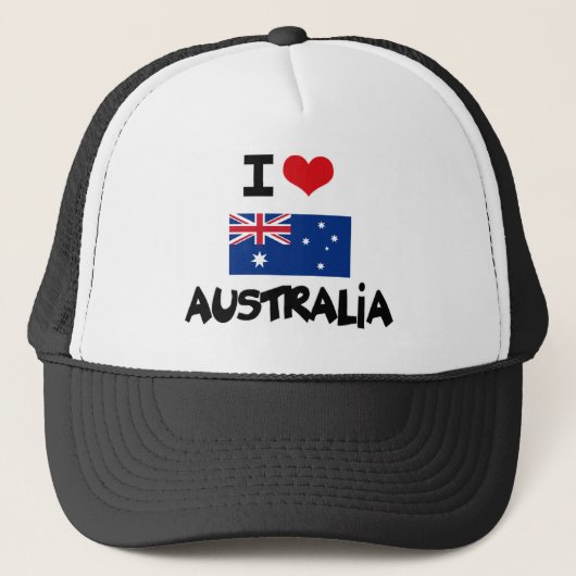 I HEART AUSTRALIË TRUCKER PET (Voorkant)