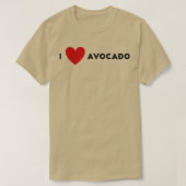 I Heart Avocado T-shirt (Design voorkant)