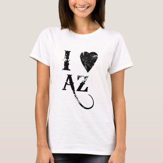 I Heart AZ T-shirt (Voorkant)