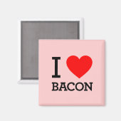 I Heart Bacon Magneet (Voorkant / Achterkant)