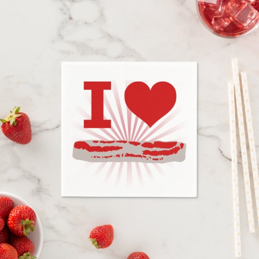 I Heart Bacon Servet (Insitu)