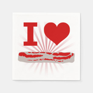 I Heart Bacon Servet