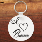 I Heart Bacon Sleutelhanger (Voorkant)