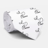 I Heart Bacon Stropdas (Opgerold)