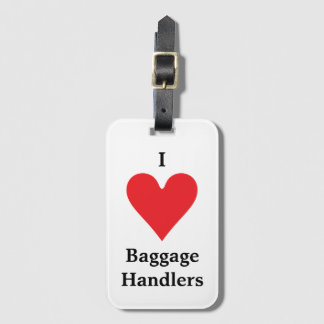 I Heart Bagglers Bagagelabel