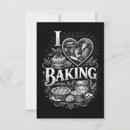 I Heart Baking Bedankkaart