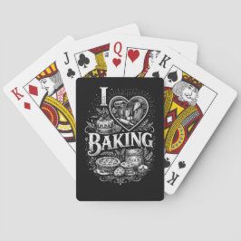 I Heart Baking Pokerkaarten