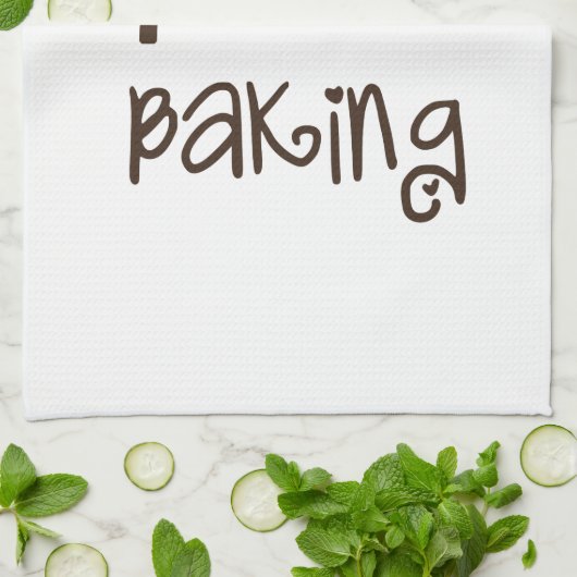 I Heart Baking Tea Towel Theedoek (Gevouwen)