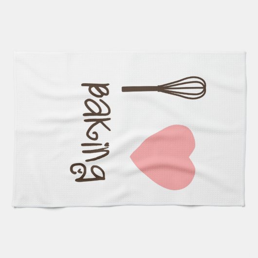 I Heart Baking Tea Towel Theedoek (Horizontaal)