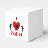 I Heart Ballet Bedankdoosjes (Voorkant Zijde)