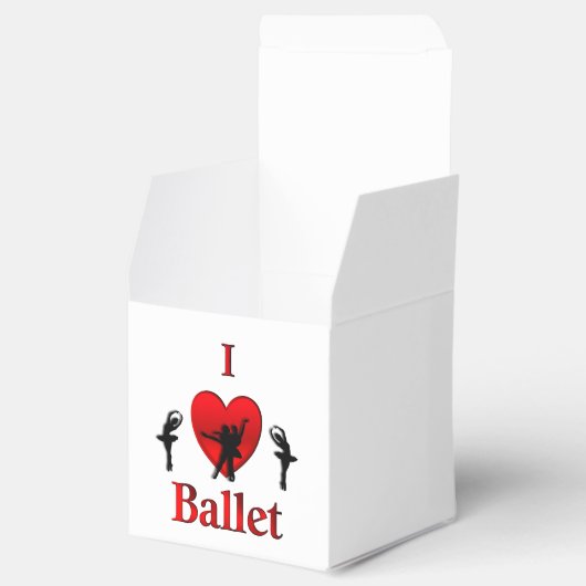 I Heart Ballet Bedankdoosjes (Geopend)