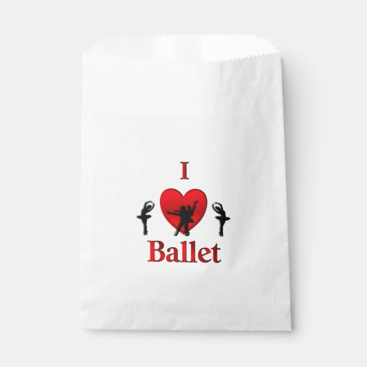 I Heart Ballet Bedankzakje (Voorkant)