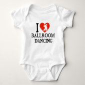 I Heart Ballroom Dancing Romper (Voorkant)