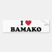 I Heart Bamako Mali Bumpersticker (Voorkant)