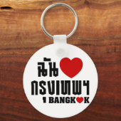 I Heart Bangkok [Krung Thep] Sleutelhanger (Voorkant)