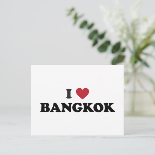 I Heart Bangkok Thailand Briefkaart (Staand voorkant)