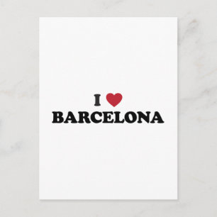 I Heart Barcelona Spanje Briefkaart