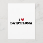 I Heart Barcelona Spanje Briefkaart (Voorkant)