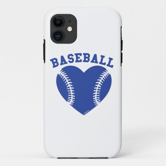 I HEART BASEBALL Case-Mate iPhone CASE (Achterkant)