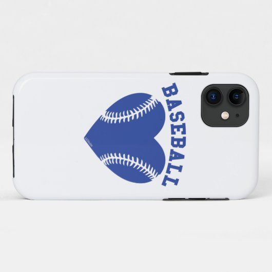 I HEART BASEBALL Case-Mate iPhone CASE (Achterkant (horizontaal))