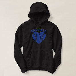 I HEART BASEBALL HOODIE