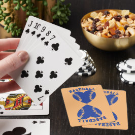 I HEART BASEBALL POKERKAARTEN