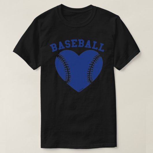 I HEART BASEBALL T-SHIRT (Design voorkant)