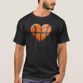 I Heart Basketball T-shirt (Voorkant)