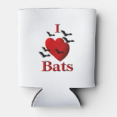 I Heart Bats Blikjeskoeler (Voorkant)