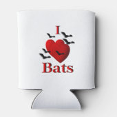 I Heart Bats Blikjeskoeler (Achterkant)
