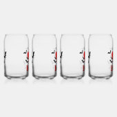 I Heart Bats Blikvorm Glas (Rechts)