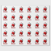 I Heart Bats Cadeaupapier (Vlak)