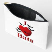 I Heart Bats Etui (Open)