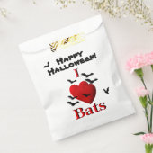 I Heart Bats Happy Halloween Bedankzakje (Gezegeld)