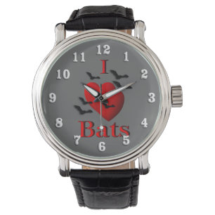 I Heart Bats Horloge