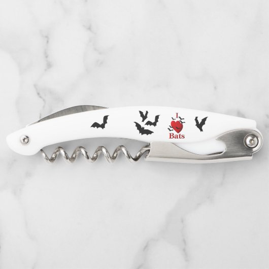 I Heart Bats Kurkentrekker (Achterkant)